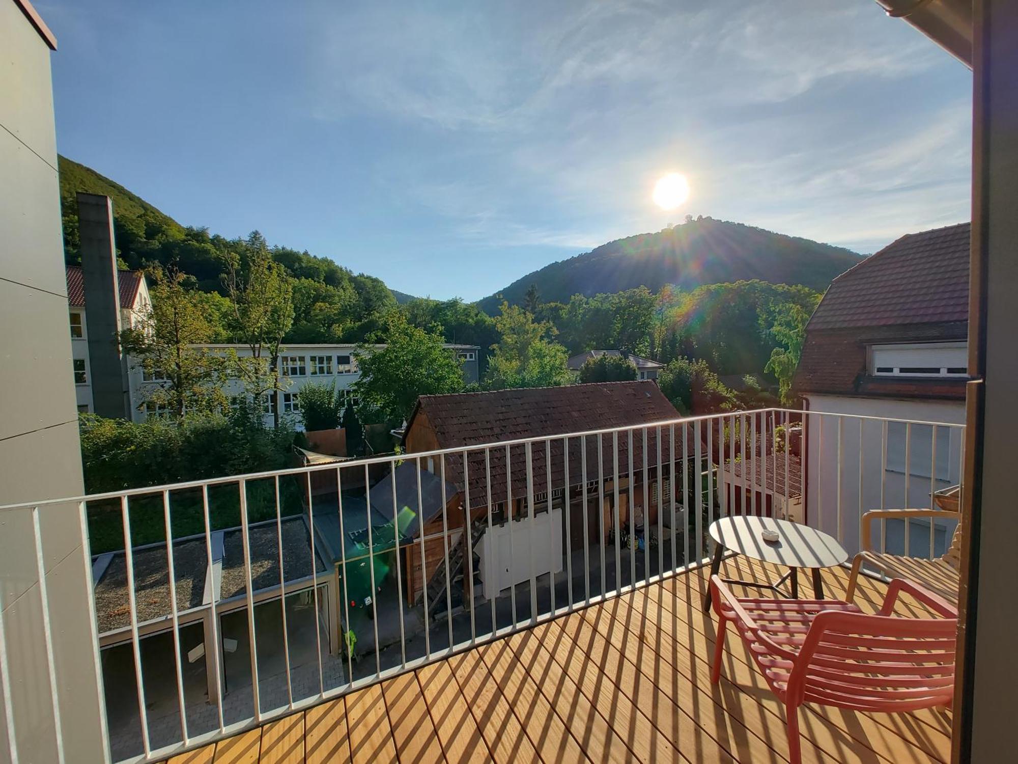 Ferienwohnungen Am Wasserfall Bad Urach Buitenkant foto